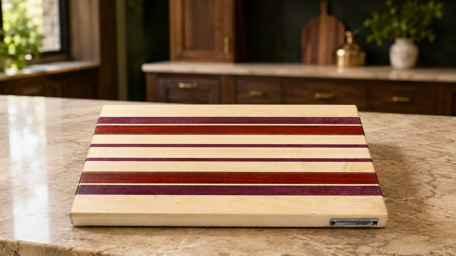 Unengraved Bedminster Boards hardwood craftsmanship example