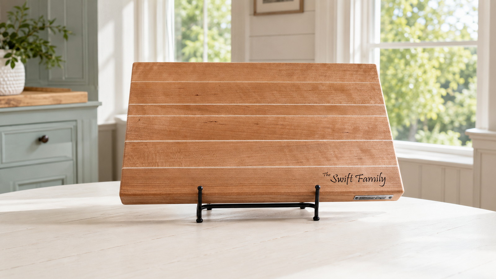 Swift Family handcrafted hardwood board